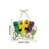 Decoración Colgante para Festival de Carnaval Transfronterizo Guirnalda para Coche Fiesta Colgante de Papel para Puerta Suministros para Fiesta de Carnaval Brasileño