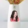 Yu Shuxin Llavero Acrílico Blanco Doble Cara Colgante Mochila Soporte Merchandising Mismo Estilo Tiktok