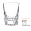 Vaso octagonal de vidrio templado engrosado al por mayor para bar ktv, vaso de cerveza de vidrio para el hogar, dos dos Copa Lotus