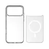 Adecuado para Funda de Teléfono Apple 17 Pro Max, Transparente Oficial Nuevo Modelo Cubierta Protectora, Anti-Caídas, Panel Trasero Desmontable, Dos en Uno