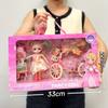 Caja de Regalo Set Barbabi Muñeca Institución de Entrenamiento Regalo Muñeca Niña Muñeca Princesa Ciudad de Arcade Regalo