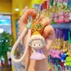 Nuevos y lindos accesorios de resina de la Princesa Didi accesorios de cuerda de cuero de color llavero de coche llavero de bolsa venta al por mayor