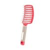 Pente de Costelas Antiestático Cabelo Liso Sem Nós Dentes Longos Topo Craniano Alto Cabelo Cacheado Pente de Cabelo Pente de Massagem para Cabeleireiro Pente de Curva Grande