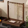 Suporte de exibição para acessórios de cabelo, penteadeira, caixa de armazenamento de mesa para hall de entrada, suporte para pendurar elásticos de cabelo, tiaras, pulseiras e braceletes multifuncional