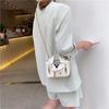 Bolso de cadena para mujer de moda ins 2023-clip ropa bolso de motocicleta bolsos estilo coreano bolso de hombro mensajero