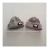 Chapéu de tricô infantil novo de inverno estilo coreano, fofo, de desenho animado, para meninos e meninas, chapéu de lã quente para bebê