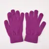 Luvas de Tricô Coloridas para Fabricante Outono e Inverno Quentes para Ciclismo Luvas à Prova de Frio Acolchoadas Elásticas para Adulto de Cinco Dedos