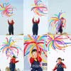 Globos de fuegos artificiales de tira larga de color dopamina para exteriores, accesorios para fotos infantiles, montaje de decoración de cumpleaños para niños y niñas