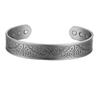 Xin Qiao Nueva Moda Retro Plata Imán Vikingo Cobre Chapado Pulsera Personalizada Estilo Coreano Cobre Rojo Pulsera Abierta