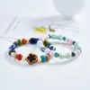 Explosivo Pulsera de Cerámica de Alta Temperatura Estilo Zen Sencillo Joker Artístico Hoja Única Explosiva con Cuentas Pulsera para Novio