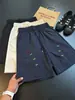 Shorts Bordados de Secado Rápido Cortados en Diagonal Estilo Americano para Hombre, Pantalones Deportivos Finos de Verano para Fitness, Shorts de Baloncesto a la Rodilla