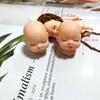 Cabeça de boneca fofa dormindo rápida, cabeça de bebê dormindo, bola de cabelo de sonho, acessórios para cabeça de Barbie, acessórios de roupas
