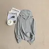 Chamarra con capucha de terciopelo mousse, nueva colección otoño 2026, moda femenina estilo coreano, ropa deportiva casual con doble cremallera, sudadera para correr