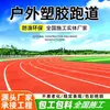 Pista de Correr de Plástico Transpirable Diseño de Campo Deportivo para Patio Escolar Patrón Personalizado Materiales de Construcción para Pista de Correr de Plástico Antideslizante