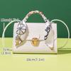 Bolsos de Comercio Exterior al por Mayor para Mujer 2025 Bolso de Mano con Bufanda de Seda a Cuadros Bolsos Bolso de Hombro Cruzado de Alta Calidad para Mujer