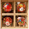 Festival de Primavera Año de la Oveja Carácter Fu Oveja Pequeña Ambiente Festivo 2027 Rojo Artículos Decorativos Pegatinas Electrostáticas para Puertas de Vidrio Ventanas