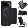 Funda de teléfono inalámbrica dos en uno adecuada para Google Pixel 11Proxl, 10A/9 Ranuras para tarjetas, Funda protectora de cuero