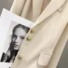 Moda Elegante de Primavera 2026, Blazer Versátil Casual para el Trabajo de Mujer, Chaqueta de Traje Casual de Moda Estilo Coreano para Mujer