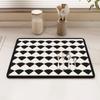 Mantel individual desechable moderno simple antiquemaduras con aislamiento térmico, tapete de cocina para escurrir, mantel individual absorbente de tierra de diatomeas, outlet de fábrica