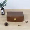 2026 caja de joyería retro nueva, pequeña, de alta gama, ligera, lujosa y exquisita, para guardar joyas y accesorios, hecha de madera, estilo europeo
