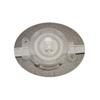Carcaça de Lâmpada de Beiral Redonda de 3cm Carcaça de Lâmpada de Beiral LED Lâmpada de Decoração de Beiral LED Contorno Paisagem PC Cápsula Shell