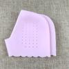 Capa de calcanhar de renda fina, capa protetora de silicone anti-rachaduras para mulheres SEBS, meias anti-rachaduras de verão