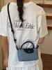 Bolsa de Ombro Color Block Estilosa Nova de Verão 2026 Transfronteiriça para Mulheres, Bolsa Transversal de Ombro Único Nicho, Bolsa Simples para Celular