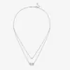 Colar Fred Fecho de Ferradura Pingente em Forma de U Totalmente Cravejado de Diamantes Fecho de Oito Corrente para Clavícula de Casal Corrente Torcida