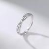 Anel de casal secreto romano para homens e mulheres um par de simples nicho high-end Open Ring Tanabata presente para esposa