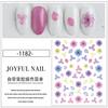 Novos Adesivos de Flor para Unhas Outono Série Tinta ins Pétala Flor Seca Adesivo Decoração de Unhas Adesivos