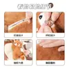 Caja de pañuelos de peluche personalizada por el fabricante para coche, caja de pañuelos colgante en el respaldo del asiento del coche, accesorios creativos para el interior del coche