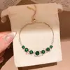 Pulsera Colgante Flor Cuadrada de Circonita Dopamina, Diseño Único, Personalidad de Nicho, Lujo Ligero, Joyería de Alta Gama para Mujer