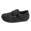 Zapatos Birkenstock de Felpa con Suela Gruesa Retro para Mujer, Moda Versátil Otoño e Invierno 2026 Mocasines Cálidos Slip-On Zapatos de Algodón