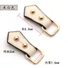 Anillo de Gancho Lateral para Oreja DIY Accesorios para Bolsos de Cuero Reemplazo Accesorios de Gancho para Oreja de Bolso de Mano Conexión de Correa para Bolso Cruzado Hebilla de Cuero Lateral para Oreja