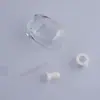 Gran Cantidad y Excelente Precio Producto Nuevo Botella de Esencia Cuadrada Plana de 30 ml Botella de Vidrio Ovalada Transparente Botella de Aceite Esencial Reenvasada