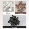 Pin para Boina 3.2U Pin BB de Forma Seis Dientes Herramienta para Pelucas Accesorios Extensiones de Cabello Pasador Accesorio para el Cabello DIY Pin para el Cabello Personalizado