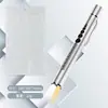 Luz Doble Fuente Pluma Pupil Luz Recargable Doctor Enfermera Acero Inoxidable Médico Examen Oral Luz de Pluma LED Linterna