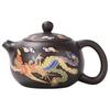 Juego de Té Kung Fu de Arena Púrpura Chengxiang de Dragón y Fénix, Decoloración en Agua Caliente, Tetera Creativa, Juego de Taza de Té, Regalo de Acompañamiento de Negocios