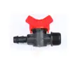 Conector de Cierre para Tubería de Riego por Goteo Personalizado Válvula Recta de Paso 16/20/25 Válvula para Cinta de Riego por Goteo Válvula de Interfaz de Cierre para Riego por Goteo