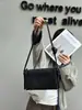 Importado Transfronteiriço Couro de Camurça de Primeira Camada Vegetal Estilo Coreano Nicho Transversal Feminino Versátil Simples Bolsa Sanfonada Envelope Bolsa Feminina