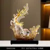 Adorno de Ciervo Atractor de Prosperidad para Sala de Estar, Almacenamiento de Llaves, Entrada, Gabinete de Vino, Gabinete de TV, Decoración de Lujo Ligero de Gama Alta