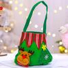 Bolsa de Dulces Navideños Caja de Dulces No Tejida Papá Noel Muñeco de Nieve Reno Bolsa de Manzana Bolsa de Regalo Navideño