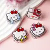 Gato KT de dibujos animados expresión linda clip acrílico PP clip para exámenes de estudiante clip para snacks clip de doble cara Hello Kitty para amigos
