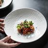 Plato de cerámica con diseño de roca, plato de comida occidental, plato de arroz japonés, plato de sopa, plato de dumplings, plato de pescado, plato de pagat