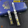 Arma de Pulo de Anime Naruto Naruto Sasuke Espada Faisão da Grama Faca Dobrável Modelo Não Cortado Metal