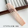Nuevo Peine para el Cabello de Acetato de 4 mm de Espesor, Peine de Doble Propósito para Peluquería y Uso en Casa, Elegante Peine de Color Carey