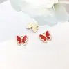 1 Peça de Acessório de Joia Esmaltado Vermelho, Peixe Marinho Animal Esmaltado DIY Pingente de Colar Pulseira Acessório de Joia Atacado