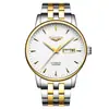 Guanqin 16058 Relógio de Pulso Fashion Luminoso com Calendário Masculino Recortado Totalmente Automático Mecânico Marca Relógio à Prova d'Água Pode