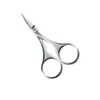 Tesouras de Sobrancelha de Aço Inoxidável para Atacado, Tesouras Pontiagudas para Aparar Sobrancelhas, Tesouras de Beleza para Barba, Ferramentas de Beleza para Maquiagem, Tesouras de Cílios