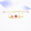 Pulsera de narcisos de flor natural transfronteriza con combinación de colores Joya del Tiempo estilo coreano espécimen vegetal pulsera de flor seca regalo para amigas para mujeres